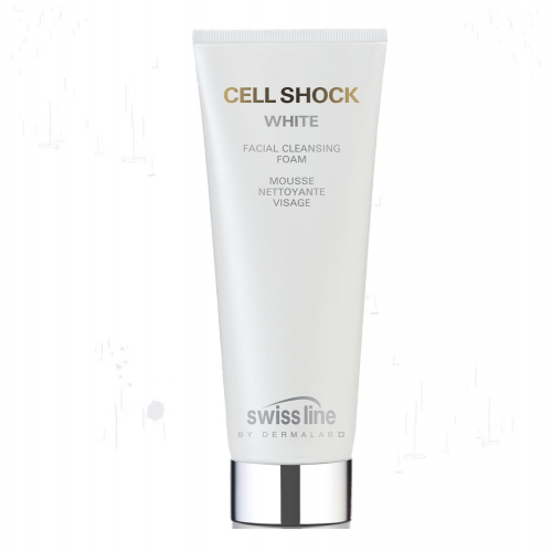 Sữa rửa mặt trắng da đột phá Swissline cell shock white facial cleansing foam